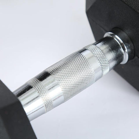 Rubber Hex Dumbbells - Hanuman Fitness
