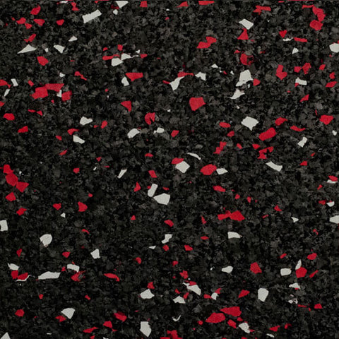 Blue/Grey Speckled Rubber Interlocking Floor Tiles 2' x 2'